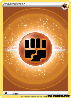 Holofoil Fighting Energy (Texture Full Art) [157/159 Near Mint ]