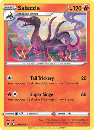Uncommon Salazzle [028/159 Near Mint ]