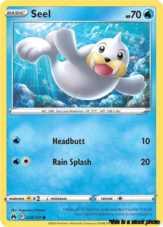 Reverse Holofoil Seel [029/159 Lightly Played ]