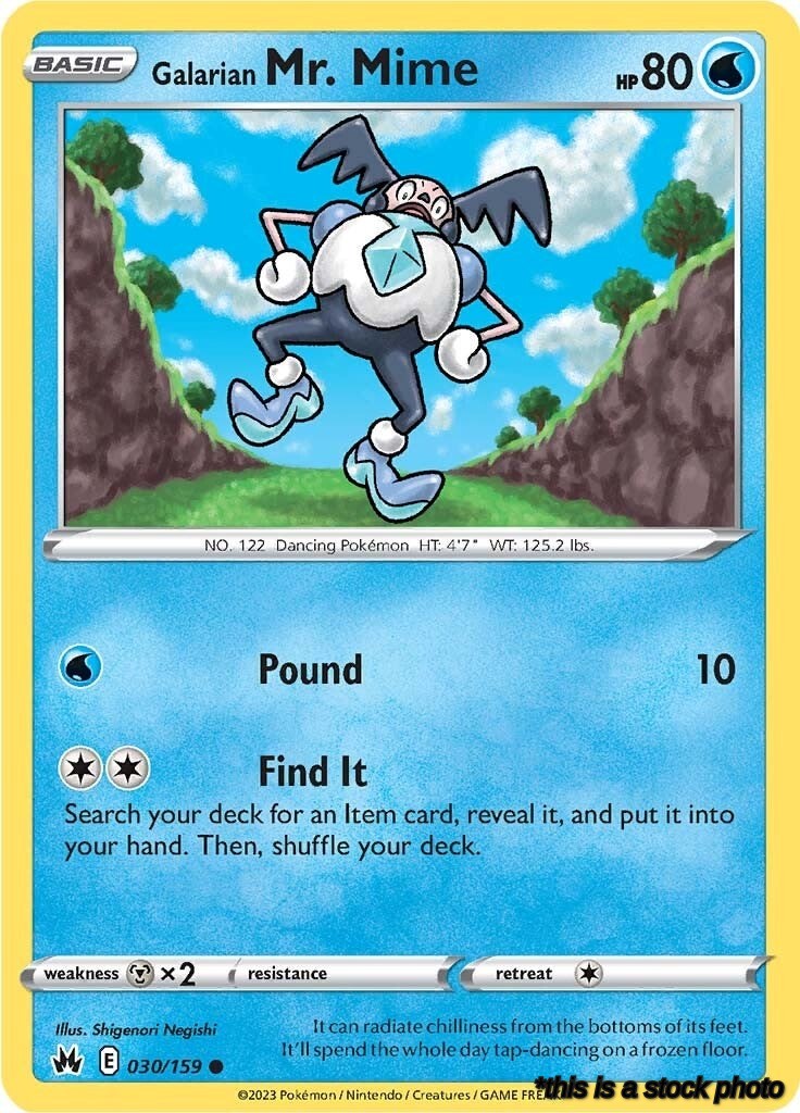 Normal Galarian Mr. Mime [030/159 Lightly Played ]