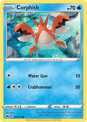 Common Corphish [033/159 Near Mint ]