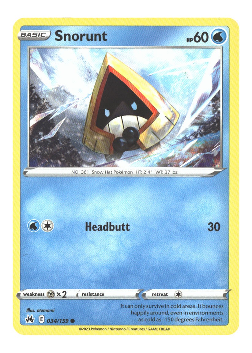 034/159 Snorunt Common Normal