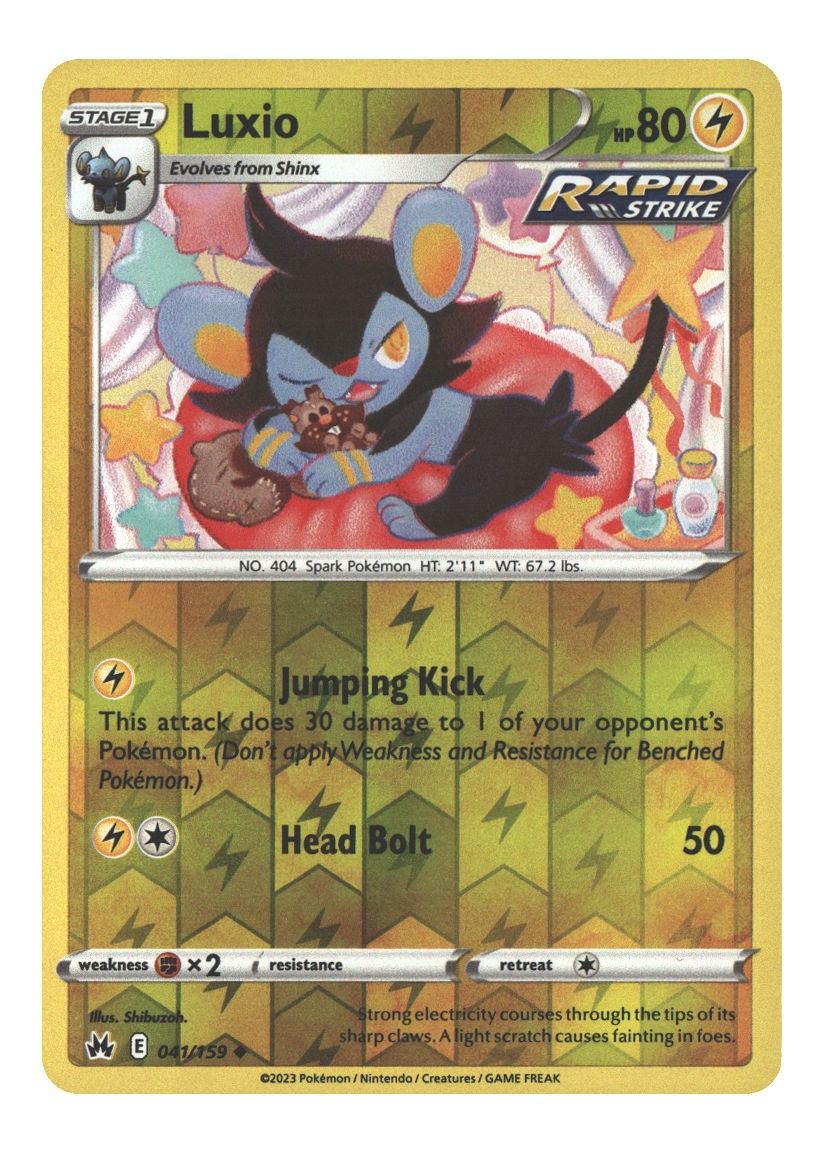 041/159 Luxio (41) Uncommon Reverse Holofoil