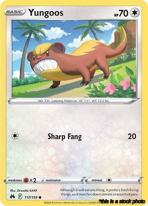 Common Yungoos [117/159 Near Mint ]