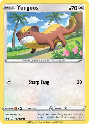 Common Yungoos [117/159 Near Mint ]