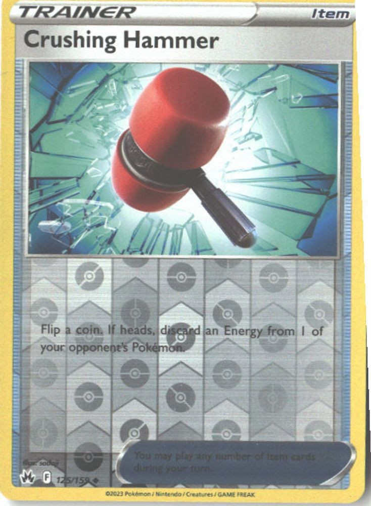 125/159 Crushing Hammer Uncommon Reverse Holofoil