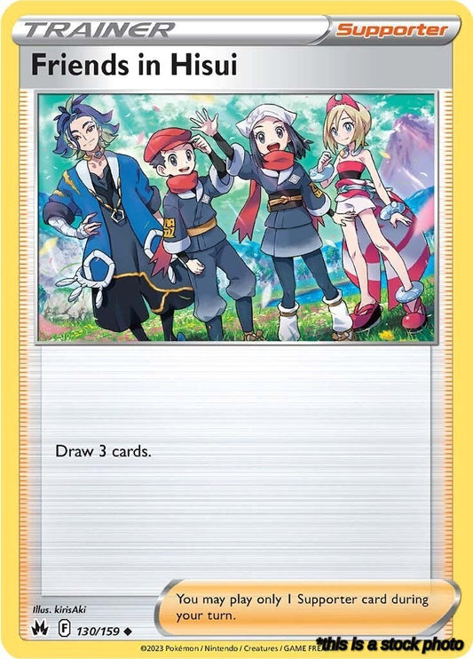 Reverse Holofoil Friends in Hisui [130/159 Lightly Played ]