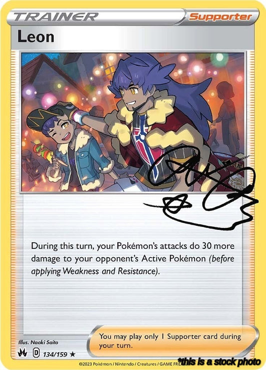 Holo Rare Leon [134/159 Lightly Played ]