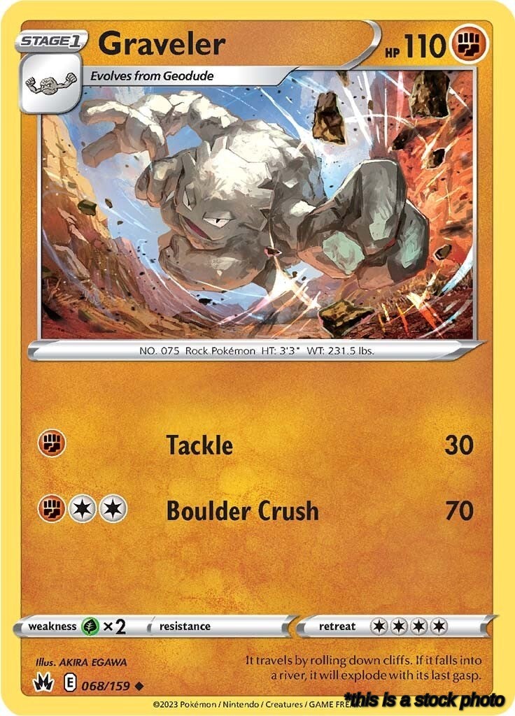 Uncommon Graveler [068/159 Near Mint ]