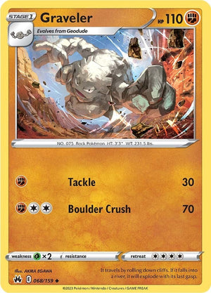 Uncommon Graveler [068/159 Near Mint ]