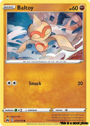 070/159 Baltoy Common Reverse Holofoil