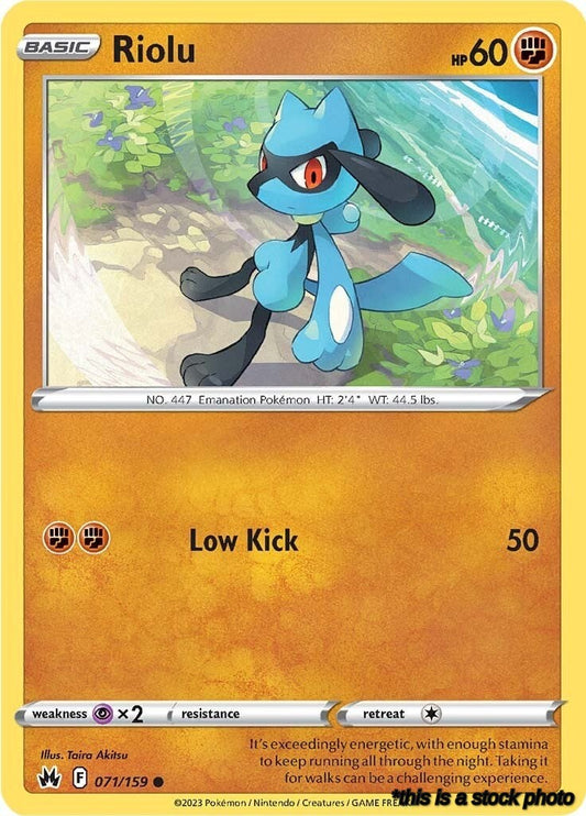 Common Riolu [071/159 Near Mint ]
