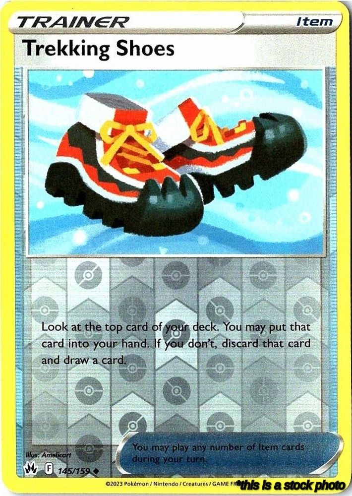 145/159 Trekking Shoes Uncommon Reverse Holofoil