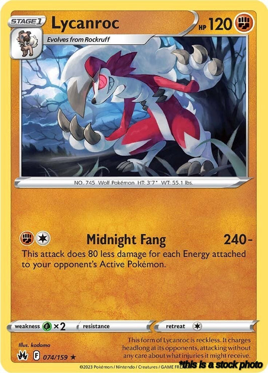 Rare Lycanroc [074/159 Lightly Played ]