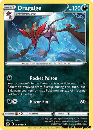 Rare Dragalge [082/159 Lightly Played ]