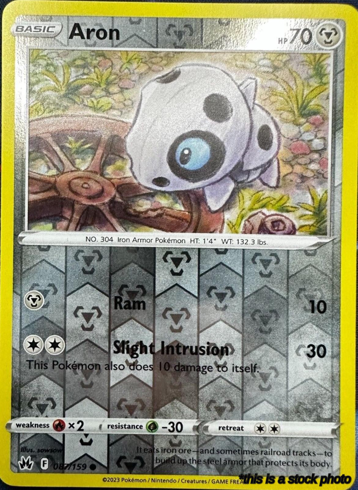 Reverse Holofoil Aron [087/159 Lightly Played ]