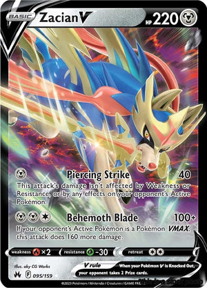 095/159 Zacian V Ultra Rare Holofoil