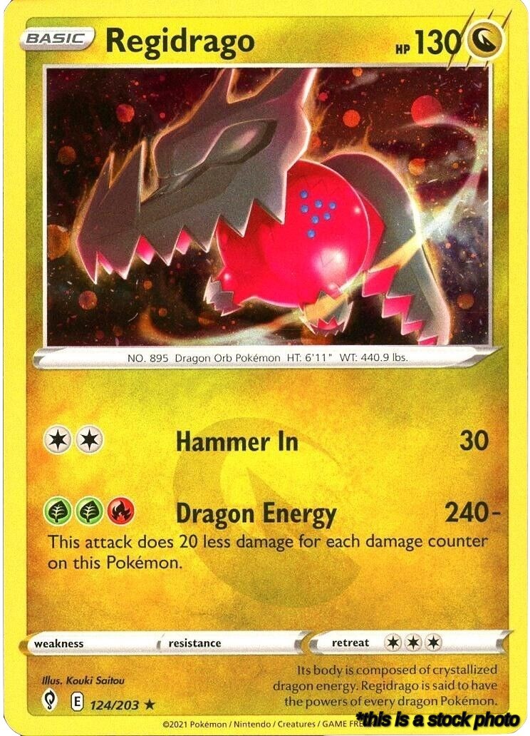 Regidrago - 124/203 (Cosmos Holo)