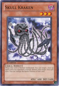 1st Edition Skull Kraken [GENF-EN006 Near Mint] Common / Short Print