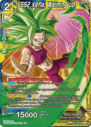 BT20-146 SS2 Kefla, Warming Up