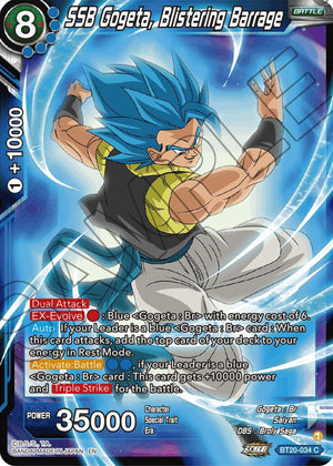 BT20-034 SSB Gogeta, Blistering Barrage