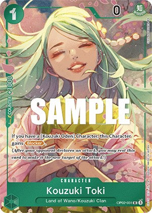 Kouzuki Toki (Box Topper) [OP02-031] Paramount War