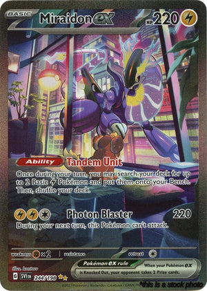 244/198 Miraidon ex Special Illustration Rare Holofoil
