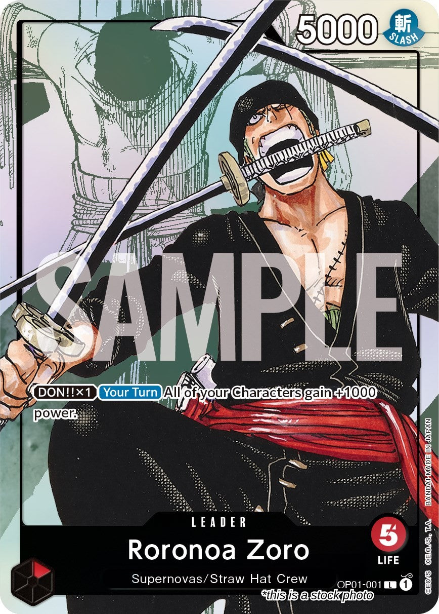 Roronoa Zoro - OP01-001 (Alternate Art)