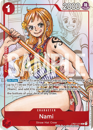 OP01-016 Nami (Alternate Art) Promo
