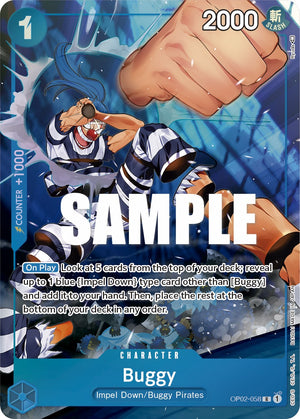 Buggy (Alternate Art) [OP02-058] Paramount War