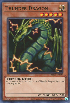 Unlimited Thunder Dragon [MRD-EN097 Near Mint] Common / Short Print