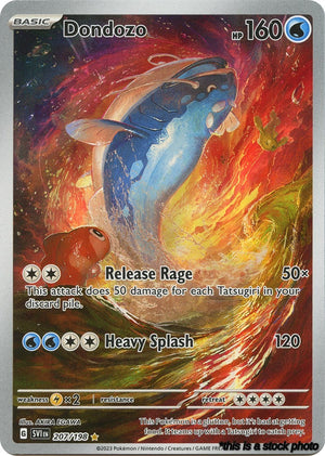 207/SVI Dondozo Illustration Rare Holofoil