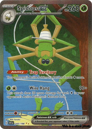 Special Illustration Rare Spidops ex - 243/198 [243/198 Moderately Played ]