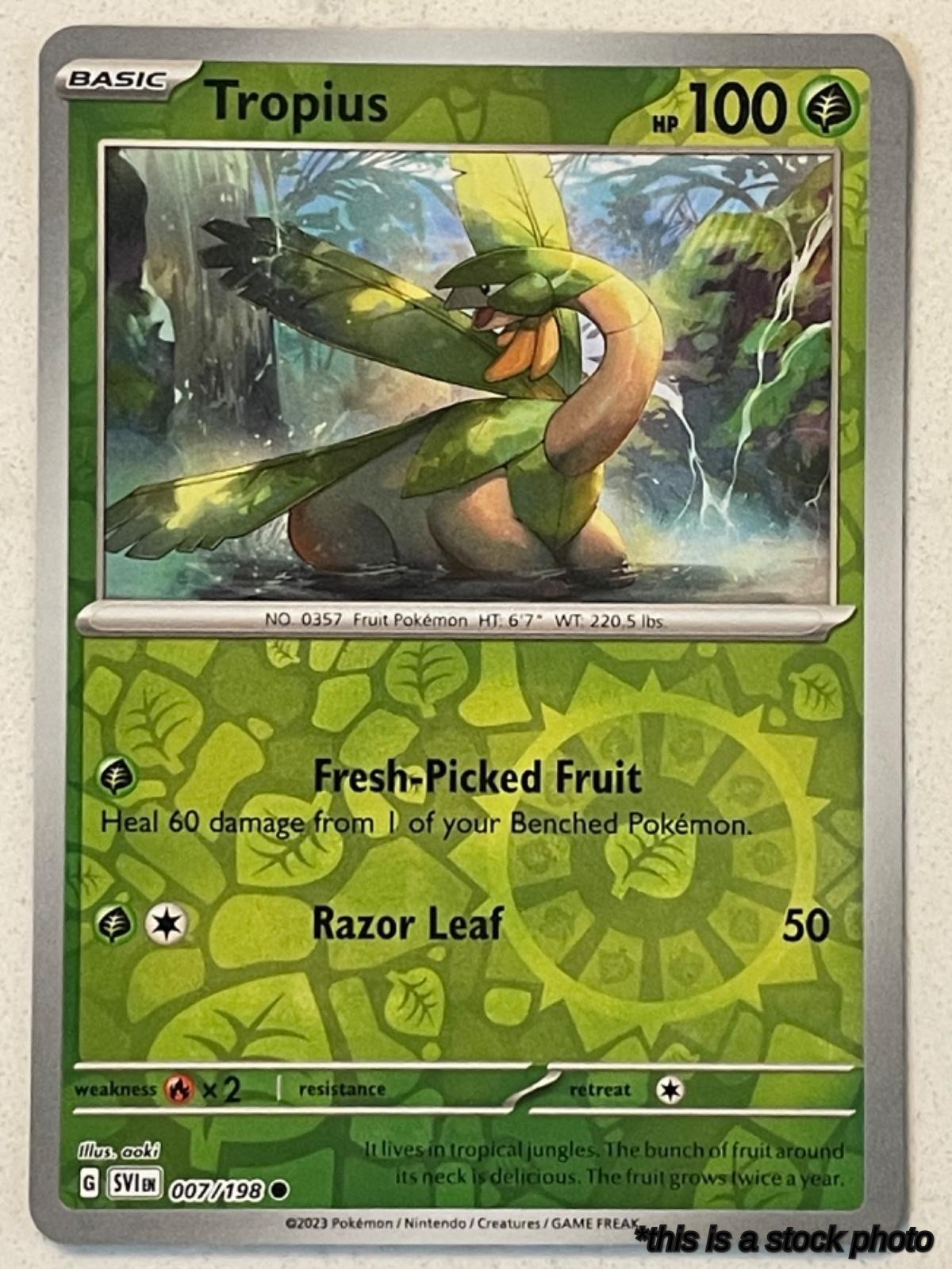 007/198 Tropius Common Reverse Holofoil