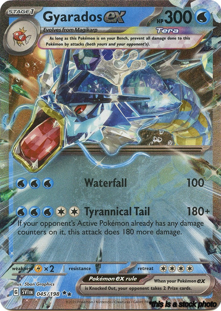 045/198 Gyarados ex Double Rare Holofoil