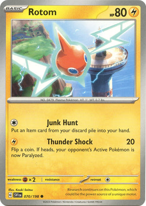 Common Rotom - 070/198 [070/198 Near Mint ]