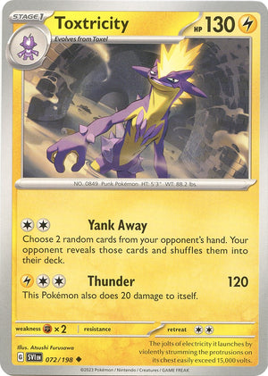 Uncommon Toxtricity [072/198 Near Mint ]
