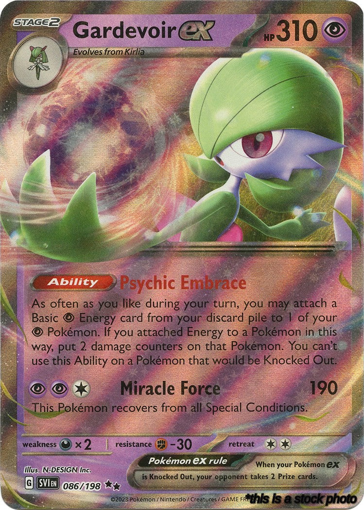 Double Rare Gardevoir ex - 086/198 [086/198 Lightly Played ]