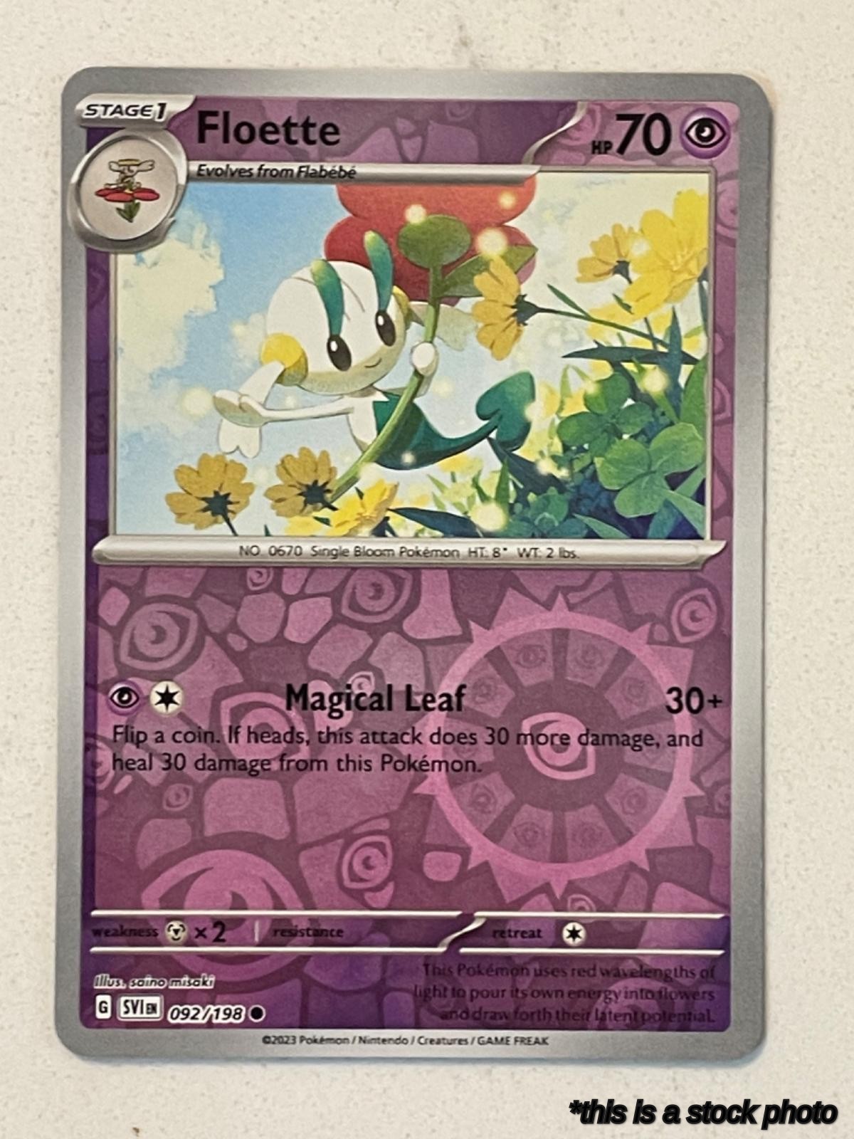092/198 Floette Common Reverse Holofoil