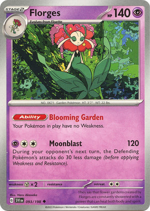 Uncommon Florges [093/198 Near Mint ]