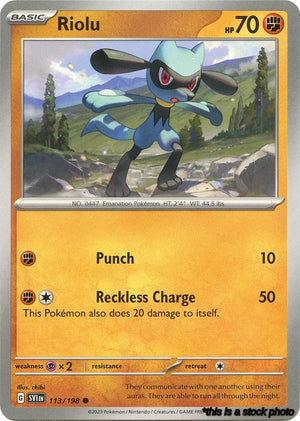 Normal Riolu - 113/198 [113/198 Near Mint ]