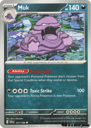 Reverse Holofoil Muk [127/198 Near Mint ]