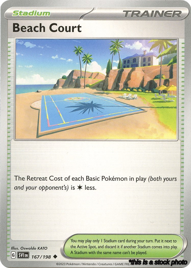 Uncommon Beach Court [167/198 Near Mint ]