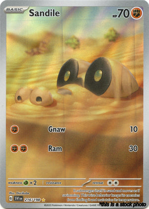 216/198 Sandile Illustration Rare Holofoil
