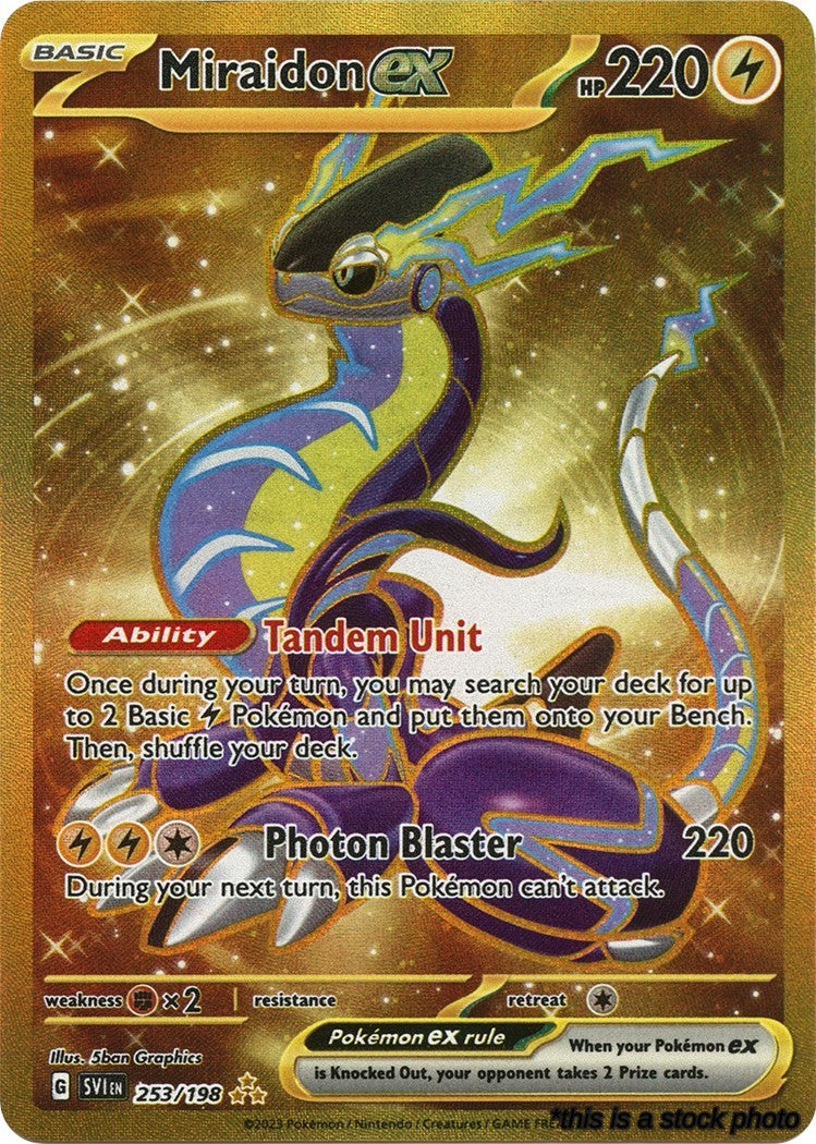 Holofoil Miraidon ex - 253/198 [253/198 Lightly Played ]