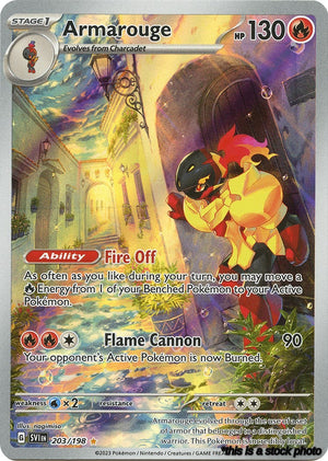 203/198 Armarouge Illustration Rare Holofoil