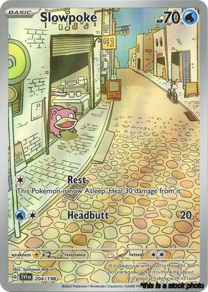 Holofoil Slowpoke - 204/198 [204/198 Near Mint ]