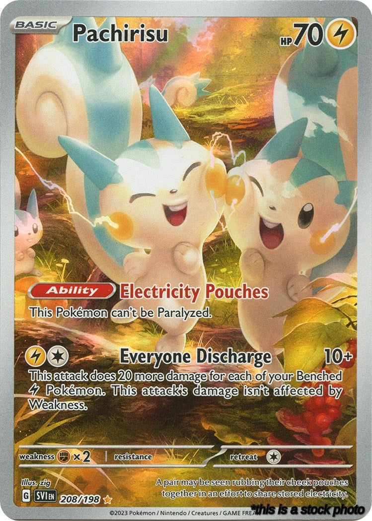 Holofoil Pachirisu - 208/198 [208/198 Near Mint ]