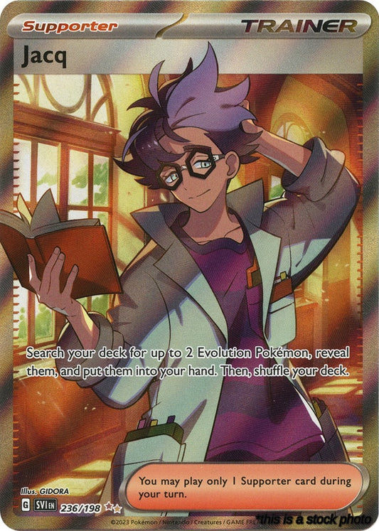 Ultra Rare Jacq - 236/198 [236/198 Lightly Played ]