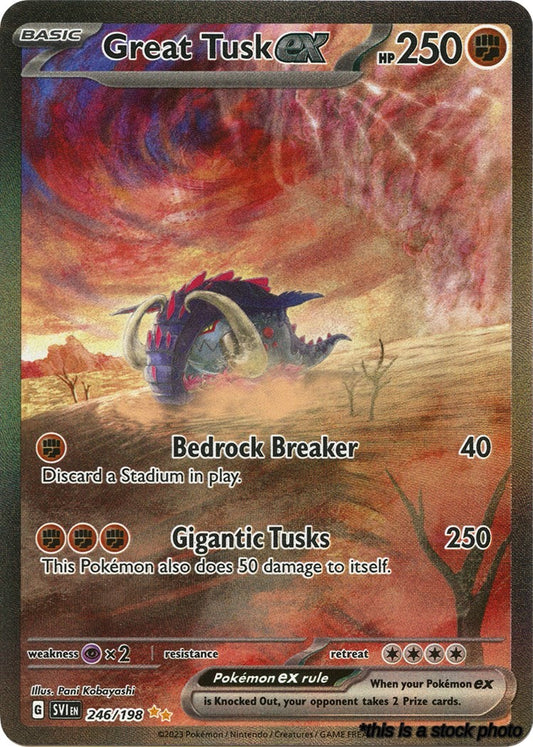 Holofoil Great Tusk ex - 246/198 [246/198 Near Mint ]